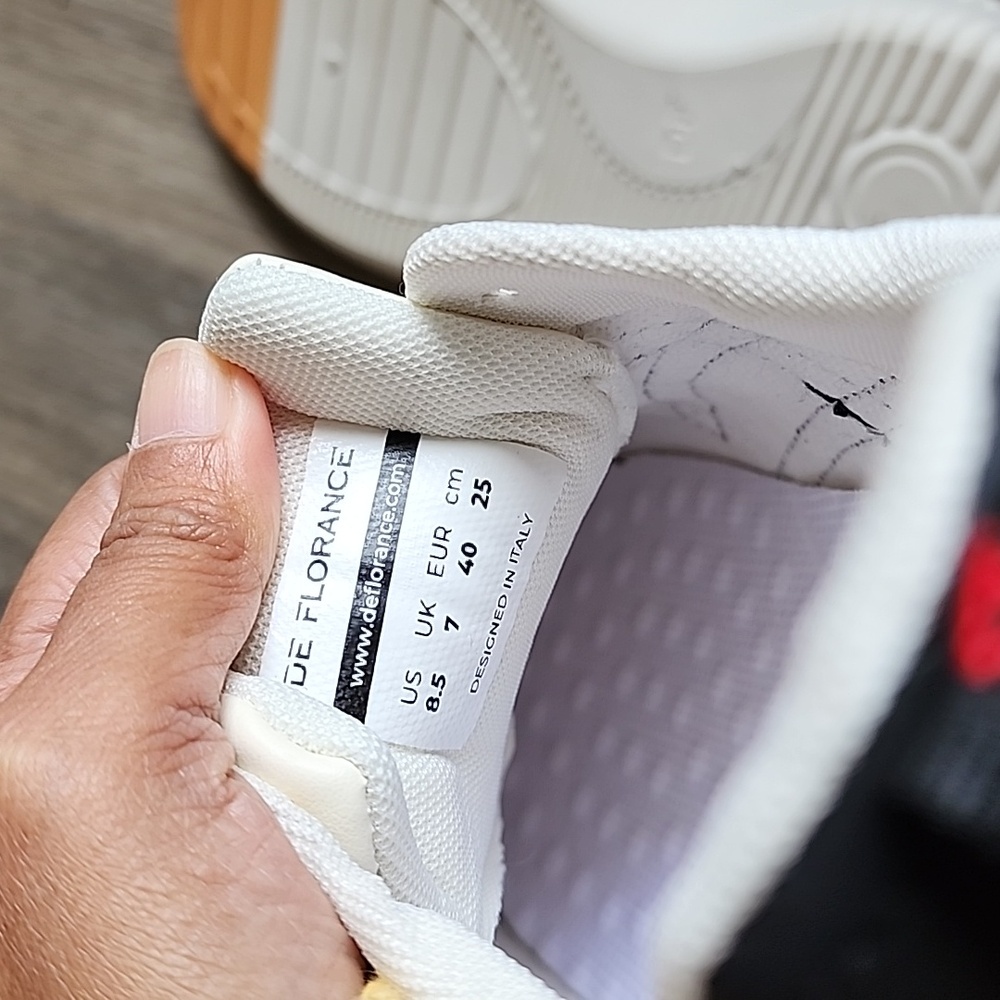 Cream and Black Sneakers - Picture 13 of 13